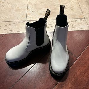 White Chelsea Dr. Martens size 7